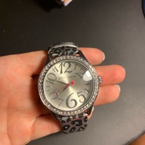 Betsey Johnson Cheetah Watch